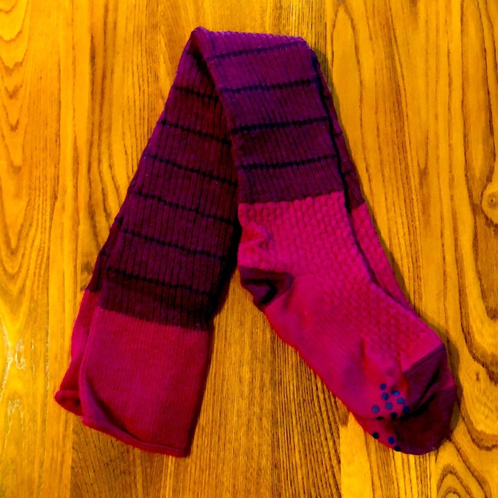 Lululemon After Asana Over the Knee Grippy Sock EUC